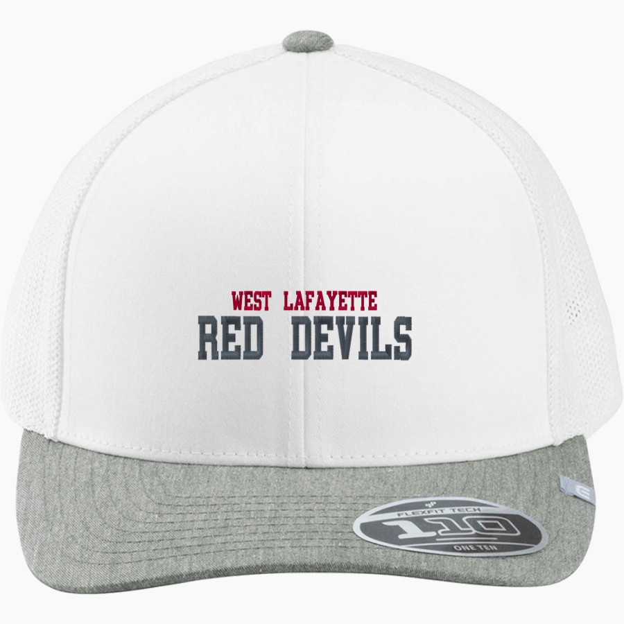 West Lafayette Jr-Sr High School Red Devils Online Store TravisMathew Cruz Colorblock Trucker Cap