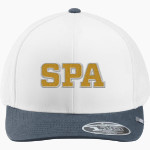 St. Paul Academy & Summit School Spartans TravisMathew Cruz Colorblock Trucker Cap Front Thumbnail