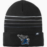 Lincoln-Way East Griffins <span class="pdp-name-mascot">Lincoln Way East High School Griffins</span> TravisMathew Striped Cuffed Beanie Front Thumbnail