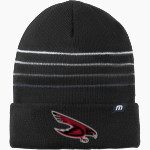 Dunedin Falcons TravisMathew Striped Cuffed Beanie Front Thumbnail