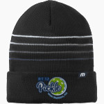 Rt. 12 Pickle Rt. 12 Pickle <span class="pdp-name-mascot">Rt. 12 Pickle</span> TravisMathew Striped Cuffed Beanie Front Thumbnail