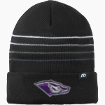 Spring Hill Badgers <span class="pdp-name-mascot">Spring Hill Badgers</span> TravisMathew Striped Cuffed Beanie Front Thumbnail