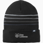 Zion Lutheran School Panthers TravisMathew Striped Cuffed Beanie Front Thumbnail