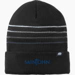 SAINT JOHN HERALDS <span class="pdp-name-mascot">SAINT JOHN HERALDS</span> TravisMathew Striped Cuffed Beanie Front Thumbnail