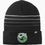 Northeast Hornets TravisMathew Striped Cuffed Beanie Front Thumbnail