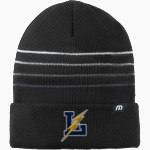 LITTLESTOWN HIGH SCHOOL THUNDERBOLTS <span class="pdp-name-mascot">LITTLESTOWN THUNDERBOLTS</span> TravisMathew Striped Cuffed Beanie Front Thumbnail