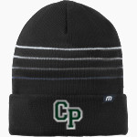 THE HOP SHOP FROGS TravisMathew Striped Cuffed Beanie Front Thumbnail