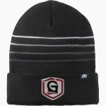 Grace College Lancers <span class="pdp-name-mascot">Grace College Lancers</span> TravisMathew Striped Cuffed Beanie Front Thumbnail