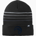 Holy Trinity Hawks <span class="pdp-name-mascot">Holy Trinity Hawks</span> TravisMathew Striped Cuffed Beanie Front Thumbnail