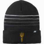 Victor Blue Devils <span class="pdp-name-mascot">Victor Blue Devils</span> TravisMathew Striped Cuffed Beanie Front Thumbnail
