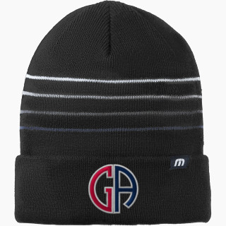 TravisMathew Striped Cuffed Beanie
