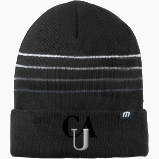TravisMathew Striped Cuffed Beanie
