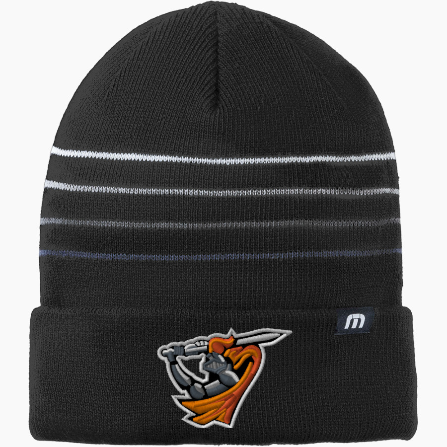 LINCOLNWOOD HIGH SCHOOL LANCERS <span class="pdp-name-mascot">LINCOLNWOOD LANCERS</span> TravisMathew Striped Cuffed Beanie