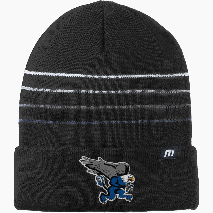 Lincoln-Way East Griffins <span class="pdp-name-mascot">Lincoln Way East High School Griffins</span> TravisMathew Striped Cuffed Beanie