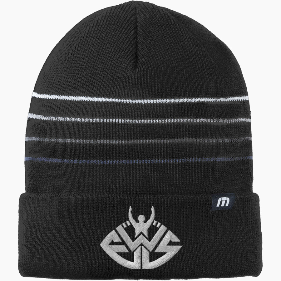 SHAYNE GRAHAM'S ELITE WINNING SOLUTIONS TravisMathew Striped Cuffed Beanie