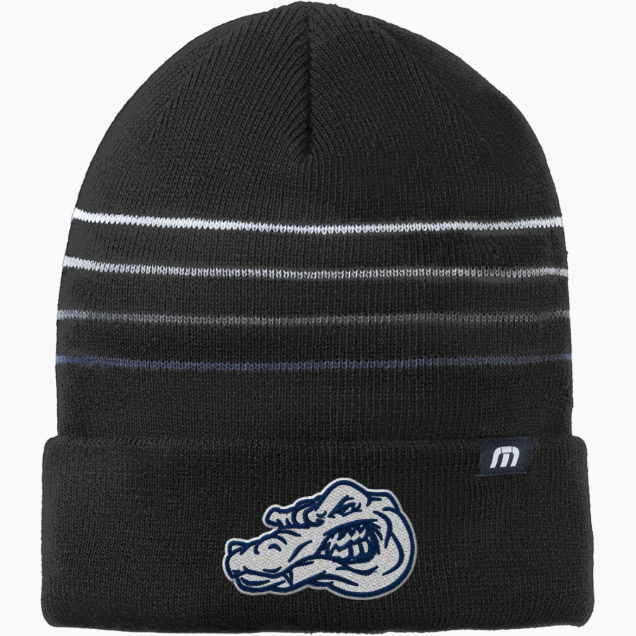 Elizabethtown Aquatic Club Elizabethtown TravisMathew Striped Cuffed Beanie