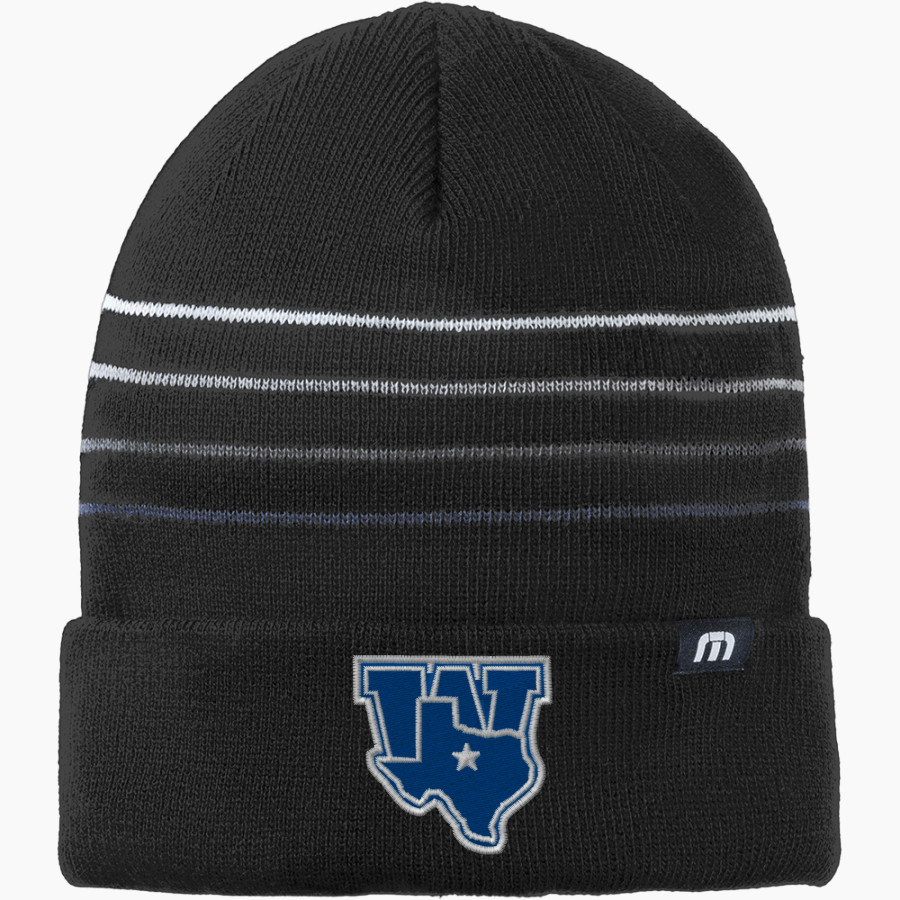 WINDTHORST HIGH SCHOOL TROJANS <span class="pdp-name-mascot">WINDTHORST TROJANS</span> TravisMathew Striped Cuffed Beanie