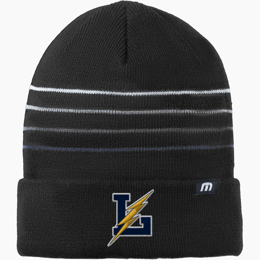 LITTLESTOWN HIGH SCHOOL THUNDERBOLTS <span class="pdp-name-mascot">LITTLESTOWN THUNDERBOLTS</span> TravisMathew Striped Cuffed Beanie
