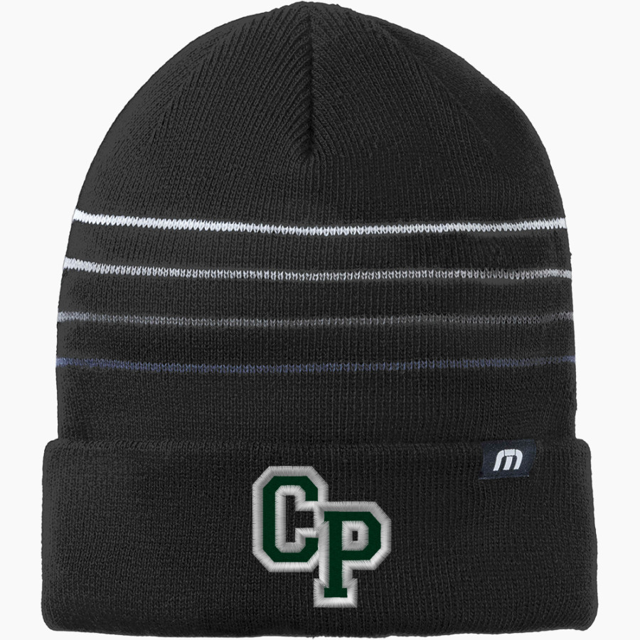 THE HOP SHOP FROGS TravisMathew Striped Cuffed Beanie