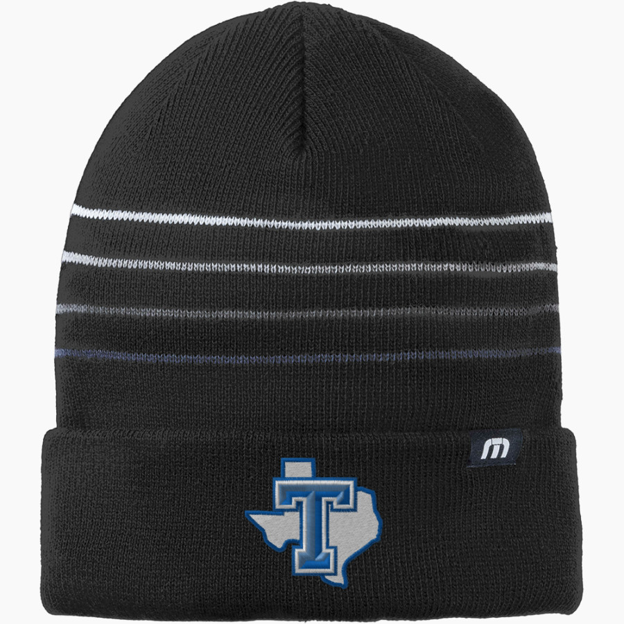TAHOKA HIGH SCHOOL BULLDOGS <span class="pdp-name-mascot">TAHOKA BULLDOGS</span> TravisMathew Striped Cuffed Beanie