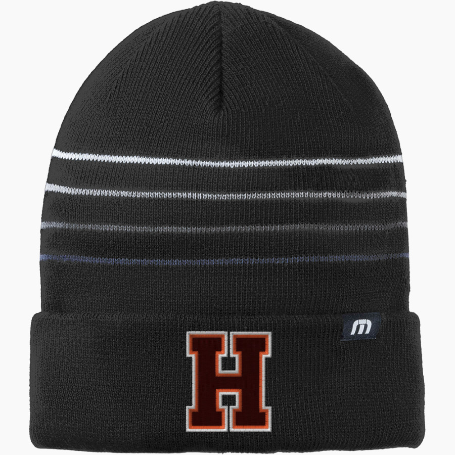 JOHN HERSEY HIGH SCHOOL HUSKIES <span class="pdp-name-mascot">JOHN HERSEY HUSKIES</span> TravisMathew Striped Cuffed Beanie