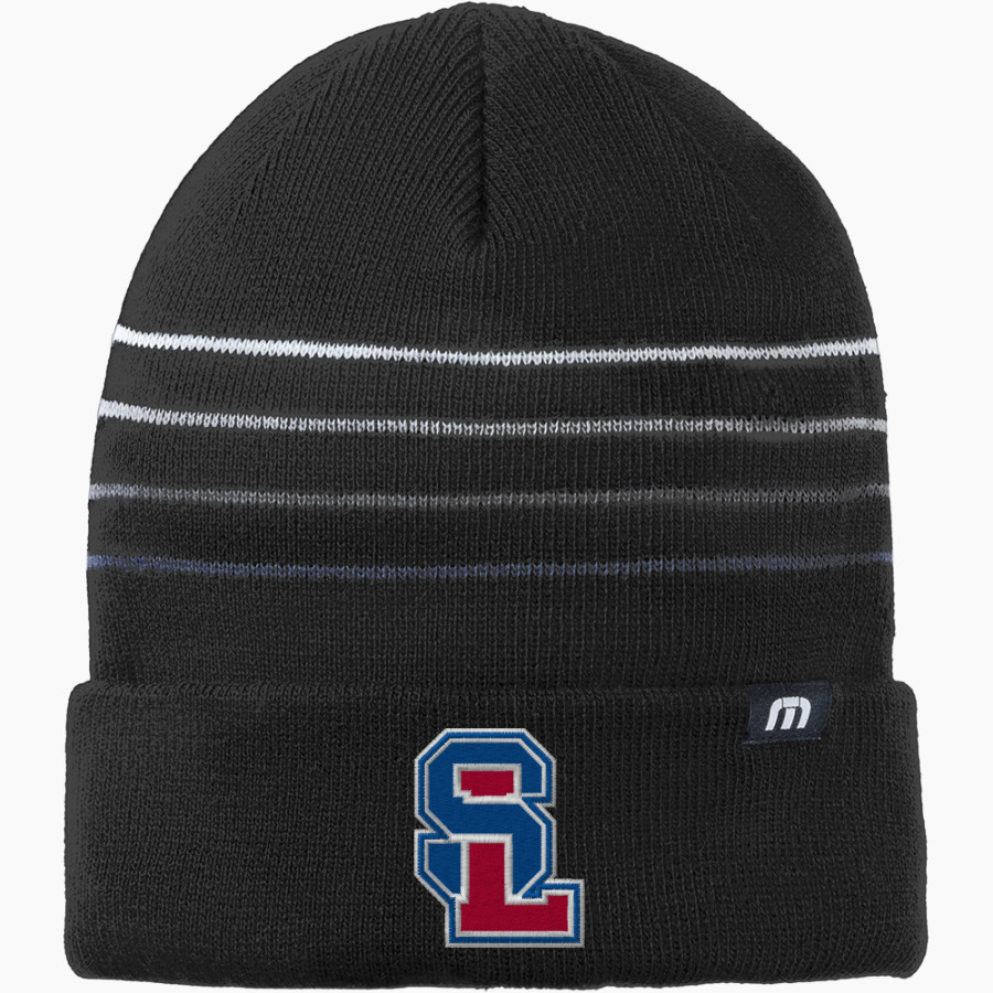 SAN LEANDRO HIGH SCHOOL PIRATES TravisMathew Striped Cuffed Beanie