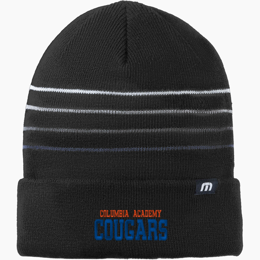 COLUMBIA ACADEMY COUGARS <span class="pdp-name-mascot">COLUMBIA ACADEMY COUGARS</span> TravisMathew Striped Cuffed Beanie