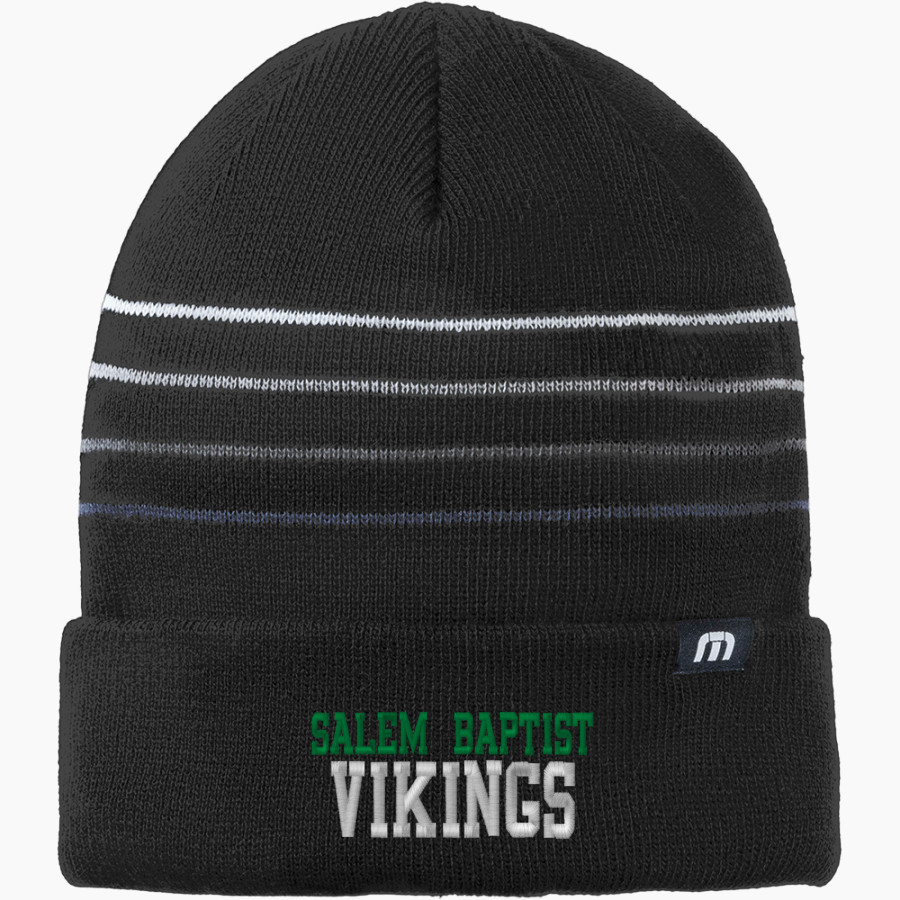 Salem Baptist Vikings TravisMathew Striped Cuffed Beanie