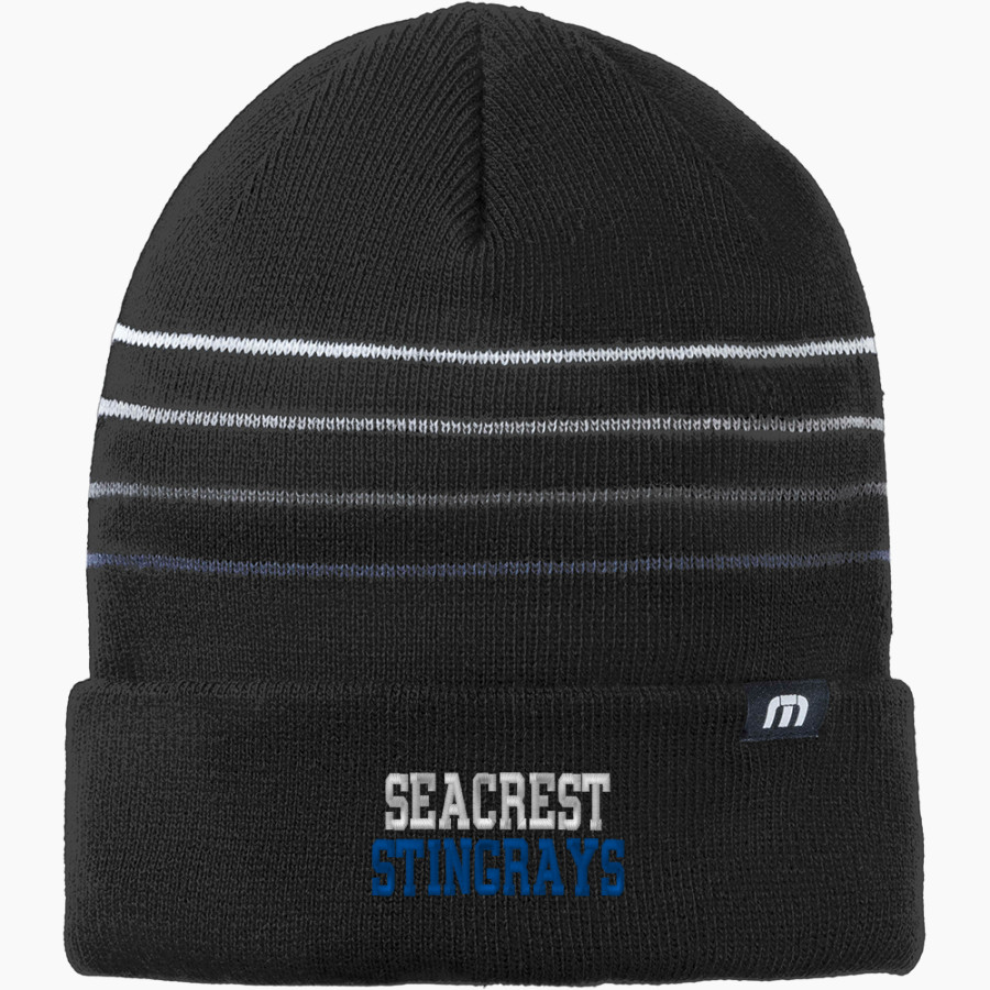 Seacrest Stingrays <span class="pdp-name-mascot">Seacrest Stingrays</span> TravisMathew Striped Cuffed Beanie