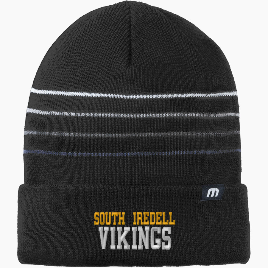 South Iredell Vikings <span class="pdp-name-mascot">South Iredell</span> TravisMathew Striped Cuffed Beanie