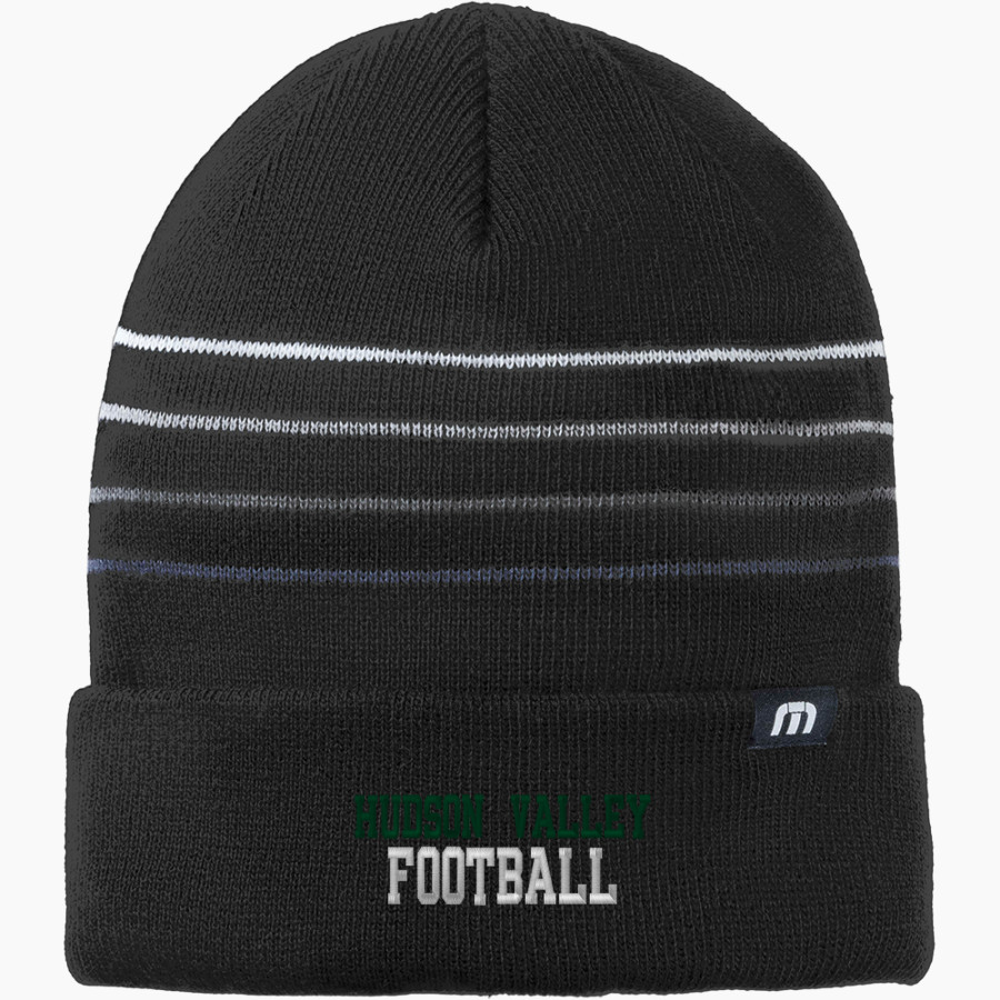 Hudson Valley Vikings TravisMathew Striped Cuffed Beanie