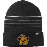 MISSION HIGH SCHOOL BEARS <span class="pdp-name-mascot">MISSION BEARS</span> TravisMathew Striped Cuffed Beanie Front Thumbnail