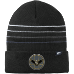 Box Lacrosse League Box Lacrosse League <span class="pdp-name-mascot">Box Lacrosse League</span> TravisMathew Striped Cuffed Beanie Front Thumbnail