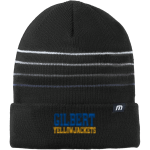 Gilbert Yellowjackets <span class="pdp-name-mascot">Gilbert School Yellowjackets</span> TravisMathew Striped Cuffed Beanie Front Thumbnail
