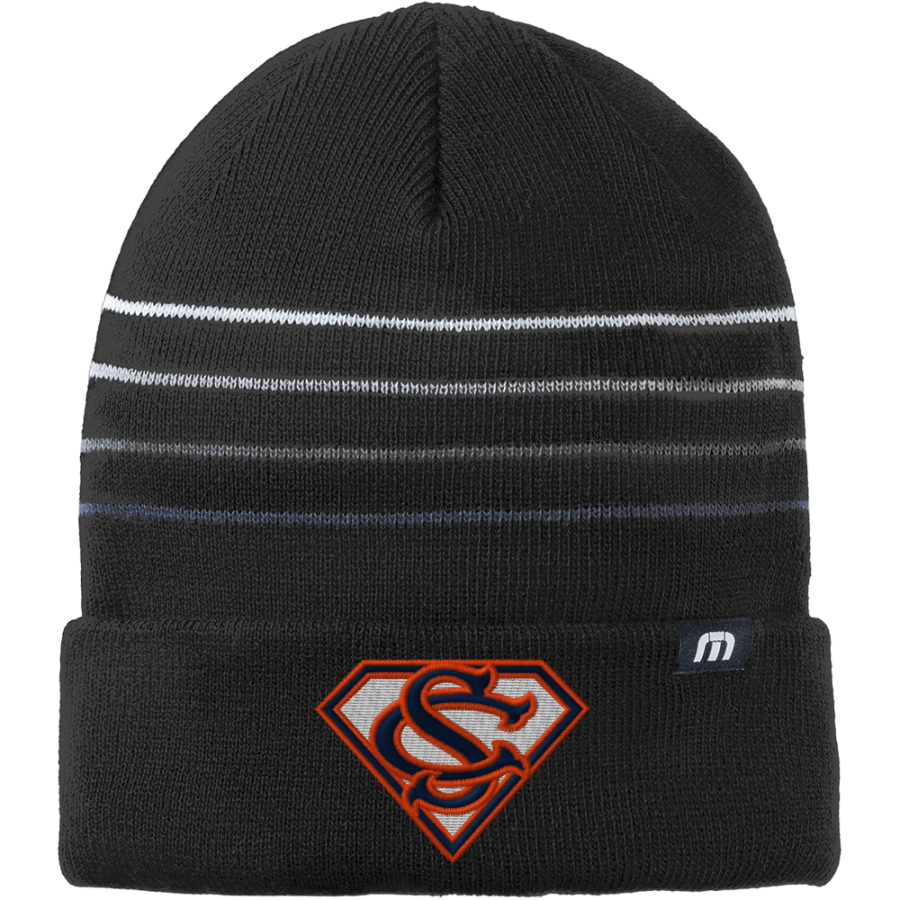 Switzerland County PACERS <span class="pdp-name-mascot">SWITZERLAND COUNTY PACERS</span> TravisMathew Striped Cuffed Beanie