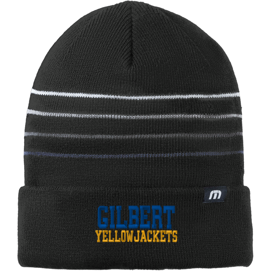 Gilbert Yellowjackets <span class="pdp-name-mascot">Gilbert School Yellowjackets</span> TravisMathew Striped Cuffed Beanie