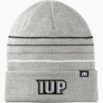 Indiana University of Pennsylvania <span class="pdp-name-mascot">Indiana University Of PA Hawks</span> TravisMathew Striped Cuffed Beanie Front Thumbnail