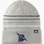 NORTH CENTRAL THUNDER TravisMathew Striped Cuffed Beanie Front Thumbnail