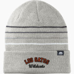 LOS GATOS HIGH SCHOOL WILDCATS <span class="pdp-name-mascot">LOS GATOS WILDCATS</span> TravisMathew Striped Cuffed Beanie Front Thumbnail