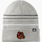 DALTON LOCAL HIGH SCHOOL BULLDOGS <span class="pdp-name-mascot">DALTON LOCAL BULLDOGS</span> TravisMathew Striped Cuffed Beanie Front Thumbnail