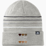 FIRELANDS HIGH SCHOOL FALCONS TravisMathew Striped Cuffed Beanie Front Thumbnail