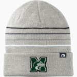 MONADNOCK REGIONAL MIDDLE HIGH SCHOOL HUSKIES <span class="pdp-name-mascot">MONADNOCK REGIONAL HUSKIES</span> TravisMathew Striped Cuffed Beanie Front Thumbnail