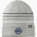 Official Online Store <span class="pdp-name-mascot">Cheshire Academy</span> TravisMathew Striped Cuffed Beanie Front Thumbnail