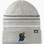 NORTH CLACKAMAS CHRISTIAN H S SAINTS <span class="pdp-name-mascot">NORTH CLACKAMAS CHRISTIAN SAINTS</span> TravisMathew Striped Cuffed Beanie Front Thumbnail