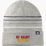 BIG WALNUT HIGH SCHOOL EAGLES <span class="pdp-name-mascot">BIG WALNUT EAGLES</span> TravisMathew Striped Cuffed Beanie Front Thumbnail