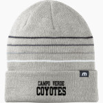 CAMPO VERDE HIGH SCHOOL COYOTES <span class="pdp-name-mascot">CAMPO VERDE COYOTES</span> TravisMathew Striped Cuffed Beanie Front Thumbnail
