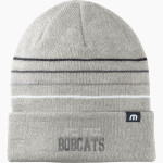 CROSS ROADS HIGH SCHOOL BOBCATS <span class="pdp-name-mascot">CROSS ROADS BOBCATS</span> TravisMathew Striped Cuffed Beanie Front Thumbnail