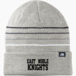 EAST NOBLE HIGH SCHOOL KNIGHTS <span class="pdp-name-mascot">EAST NOBLE KNIGHTS</span> TravisMathew Striped Cuffed Beanie Front Thumbnail