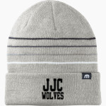 JJC Wolves TravisMathew Striped Cuffed Beanie Front Thumbnail