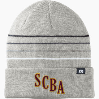 TravisMathew Striped Cuffed Beanie